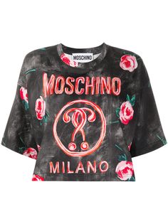 Moschino футболка с логотипом