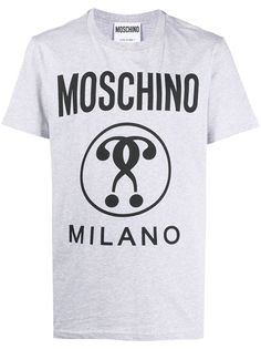 Moschino футболка с логотипом
