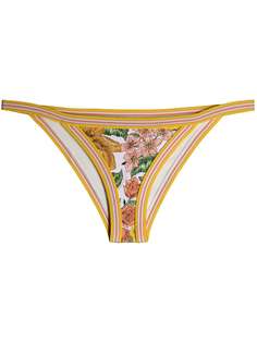 Zimmermann плавки бикини с цветочным принтом