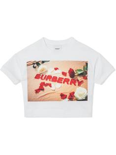 Burberry Kids футболка Confectionery с логотипом