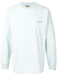 A BATHING APE® футболка с нашивкой-логотипом