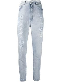 Dolce & Gabbana джинсы кроя слим с эффектом потертости