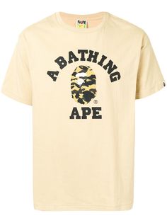 A BATHING APE® футболка College с логотипом