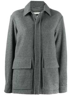 Jil Sander куртка оверсайз с потайной застежкой