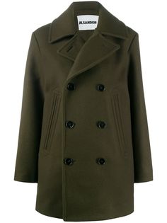 Jil Sander двубортное пальто