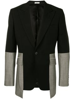 Alexander McQueen двубортный однобортный пиджак