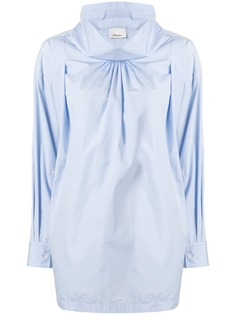 3.1 Phillip Lim LS POPLIN OVERSIZED DRAPE COLLAR SHIRT