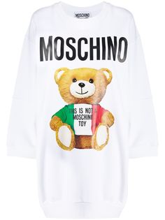 Moschino платье-свитер Teddy