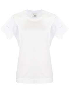 3.1 Phillip Lim COMBO TSHIRT W RUFFLE SLVS