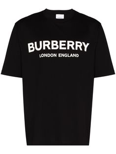 Burberry футболка Letchford с логотипом