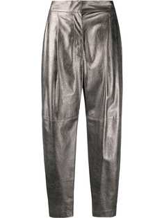 Brunello Cucinelli зауженные брюки с завышенной талией