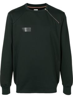 Paul Smith толстовка с нашивкой-логотипом и молнией
