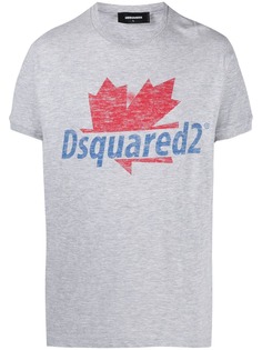 Dsquared2 футболка с принтом D2 Leaf
