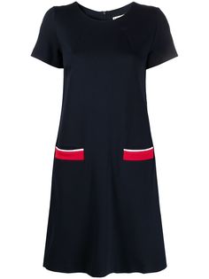 Tommy Hilfiger платье-трапеция с короткими рукавами