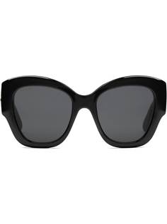 Gucci Eyewear солнцезащитные очки в оправе кошачий глаз с логотипом GG