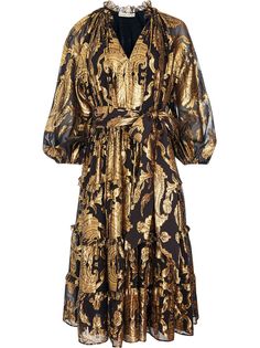 Alice+Olivia платье Layla с оборками