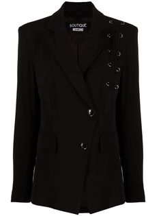 Boutique Moschino двубортный блейзер со шнуровкой