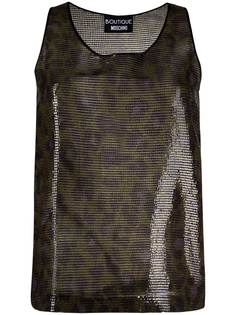 Boutique Moschino топ с пайетками