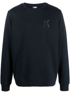 Karl Lagerfeld толстовка с вышитым логотипом