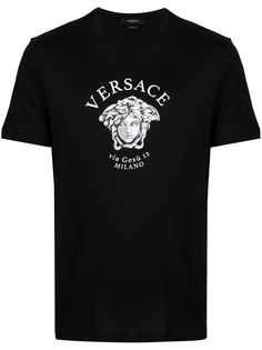 Versace футболка с логотипом Medusa