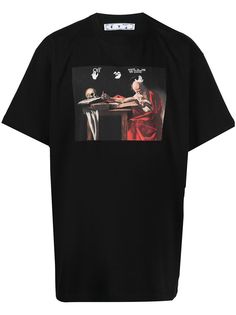 Off-White футболка Caravaggio с логотипом