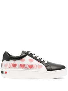 Love Moschino кроссовки с принтом