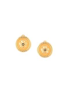 Chanel Pre-Owned серьги-клипсы 1997-го года с логотипом