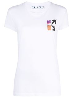 Off-White футболка с логотипом