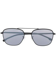 BOSS солнцезащитные очки-авиаторы в квадратной оправе