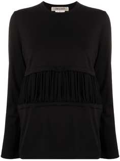 Comme Des Garçons джемпер с плиссировкой