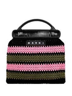 Marni Market сумка на плечо в полоску