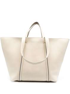 Brunello Cucinelli сумка-тоут с тисненым логотипом