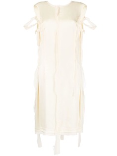 Maison Margiela платье миди с прорезями
