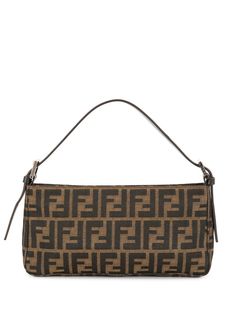Fendi Pre-Owned сумка на плечо с узором Zucca