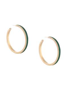 Katerina Makriyianni позолоченные серьги-кольца