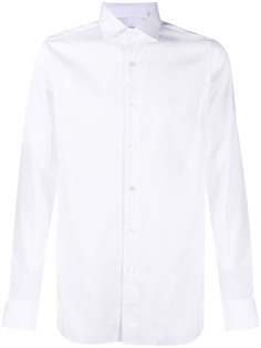 Xacus рубашка с длинными рукавами и косым воротником