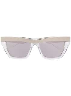 Bottega Veneta Eyewear солнцезащитные очки в оправе кошачий глаз