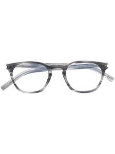 Saint Laurent Eyewear очки в квадратной оправе с прозрачными линзами