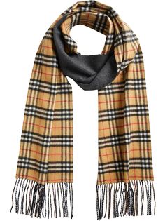 Burberry двусторонний шарф в клетку