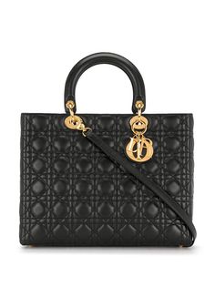 Christian Dior сумка Lady Dior Cannage pre-owned