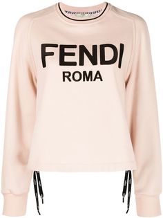 Fendi толстовка с вышитым логотипом