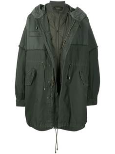 Mr & Mrs Italy oversize hooded parka coat