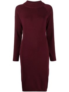 Kappa logo-panel knitted dress