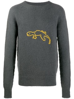 Jil Sander джемпер с вышивкой
