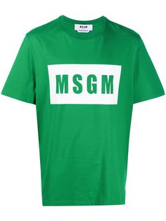 MSGM футболка с логотипом