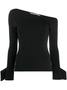 Roland Mouret топ Pula с декоративной строчкой