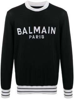 Balmain джемпер с логотипом