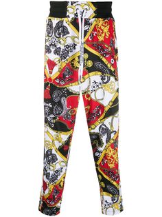 Versace Jeans Couture спортивные брюки с принтом Baroque
