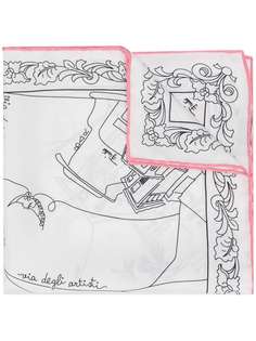 Emilio Pucci платок Scorci Fiorentini с принтом