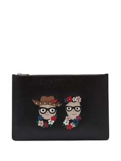 Dolce & Gabbana несессер с аппликацией